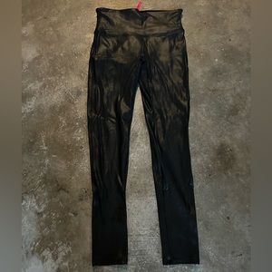 Spank Faux Leather Leggings